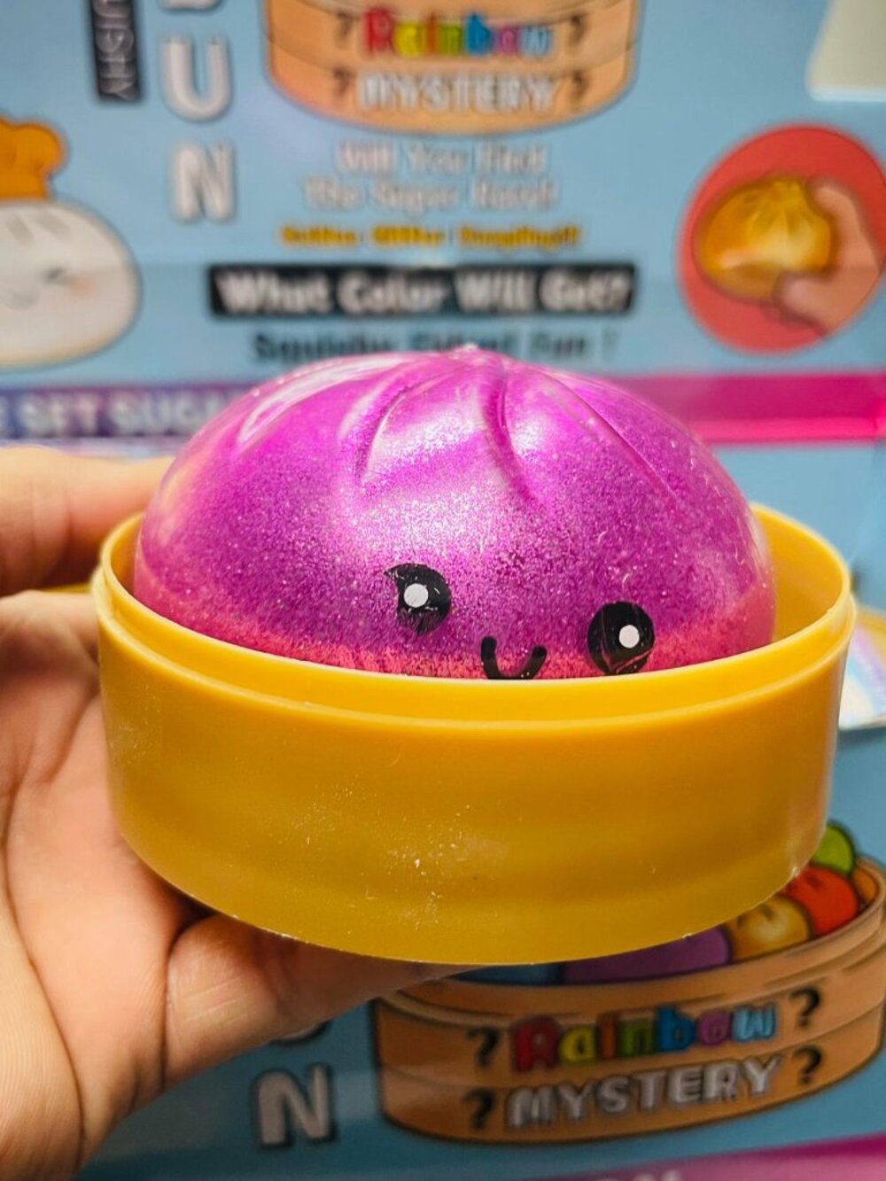 Squishy Dumpling Sensory Toy -Ramdom color .